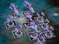 Halo  (1 of 8)  Overview of my Covenent fleet. All airbrushed by me!